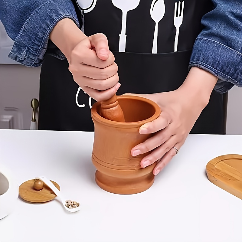 Mortar Pestle Granite - Mortaio per aglio da cucina, ciotola