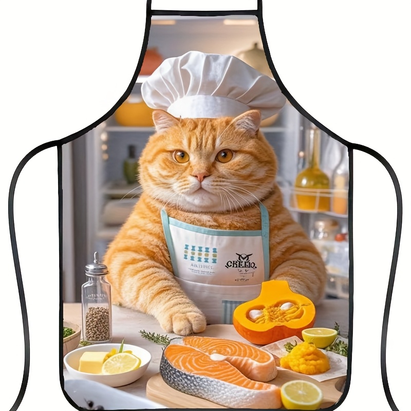 Home Cooking For Cats - 1 pezzo di divertente grembiule da