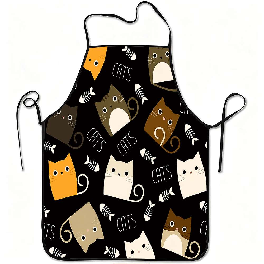 Home Cooking For Cats - 1 grembiule divertente a tema cartoni