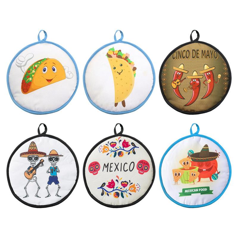 Tortilla Warmer Cloth - Borsa di stoffa da 12 pollici
