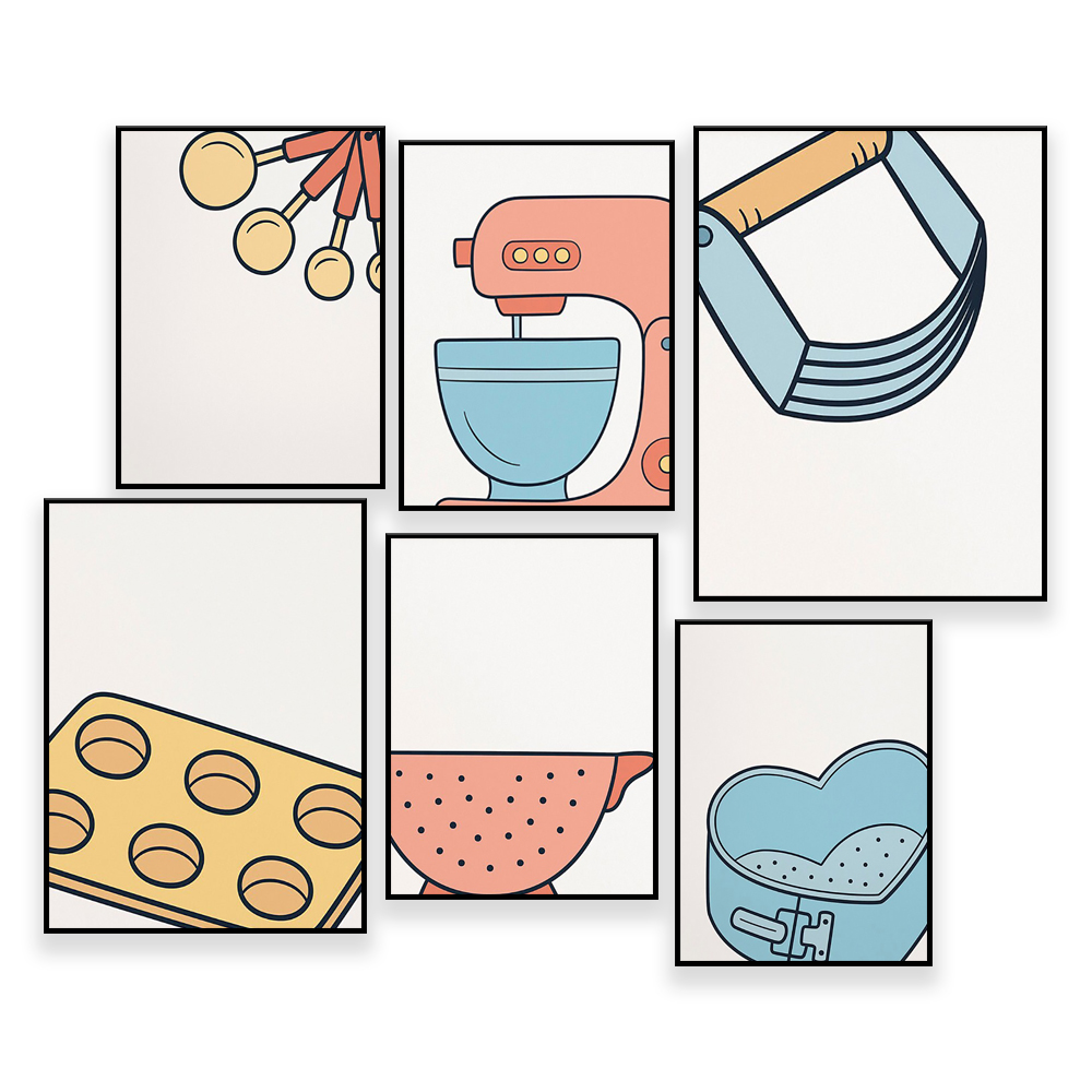 Home Cooking Classes - Galleria di cottura da parete, arredamento