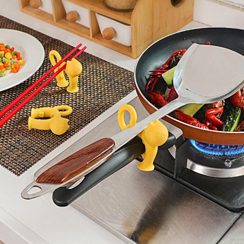 Home Cooking For Cats - Poggiatestolo a forma di gatto Supporto