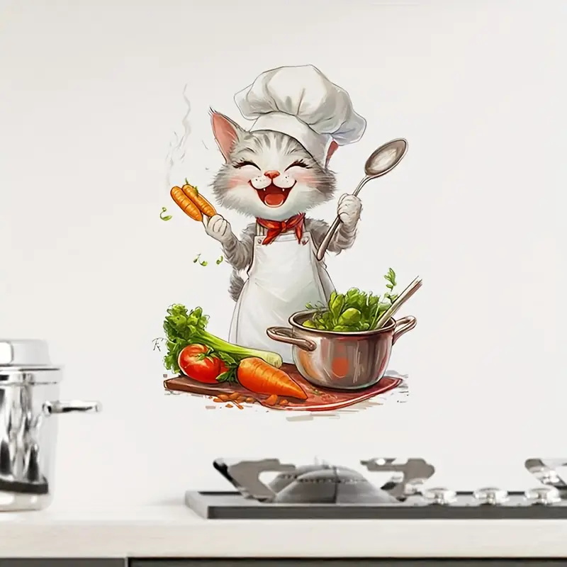 Adesivi per cucina con gatti d - Home Cooking For Cats recensione e prezzo