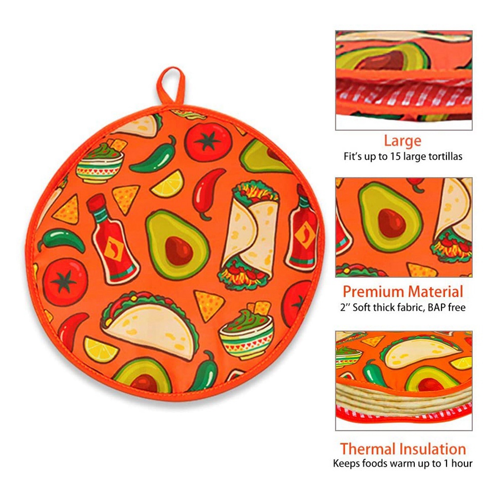 ABJI-2Pcs Borsa in tessuto da  - Tortilla Warmer Cloth recensione e prezzo