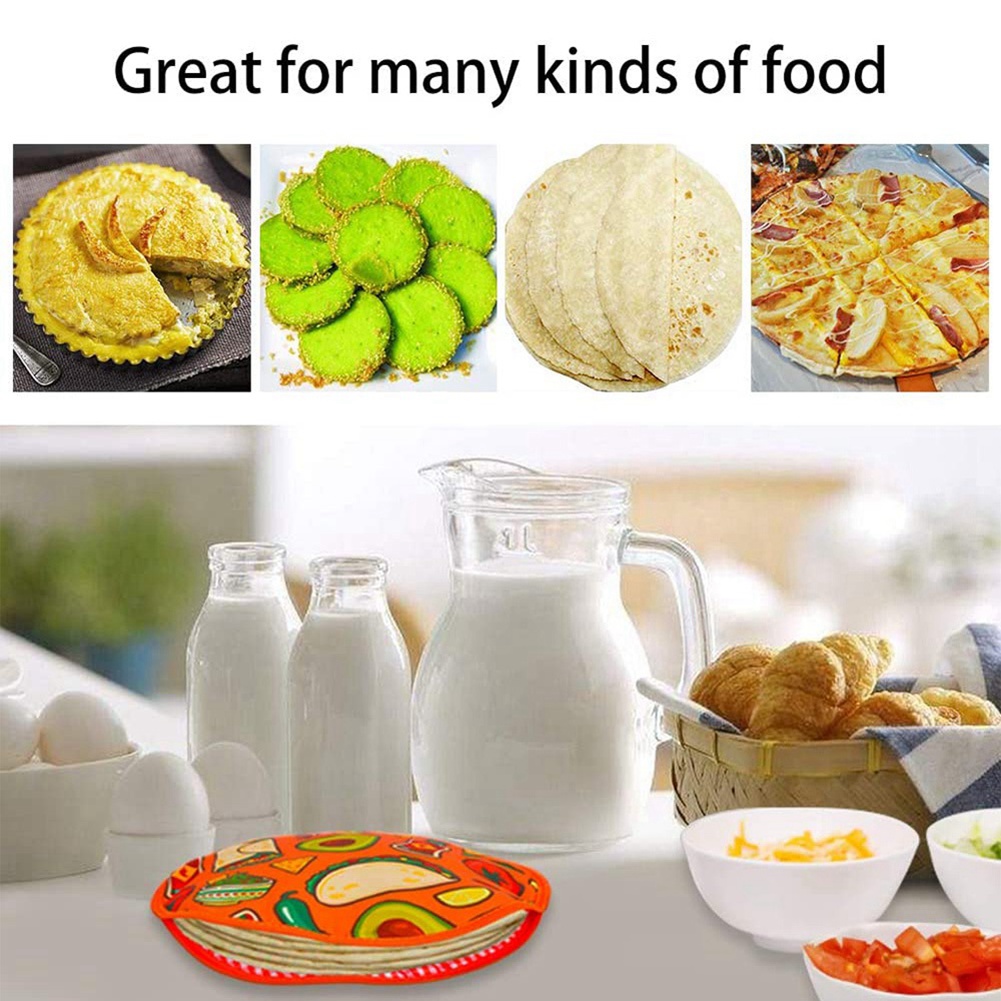 ABJI-2Pcs Borsa in tessuto da  - Tortilla Warmer Cloth recensione e prezzo