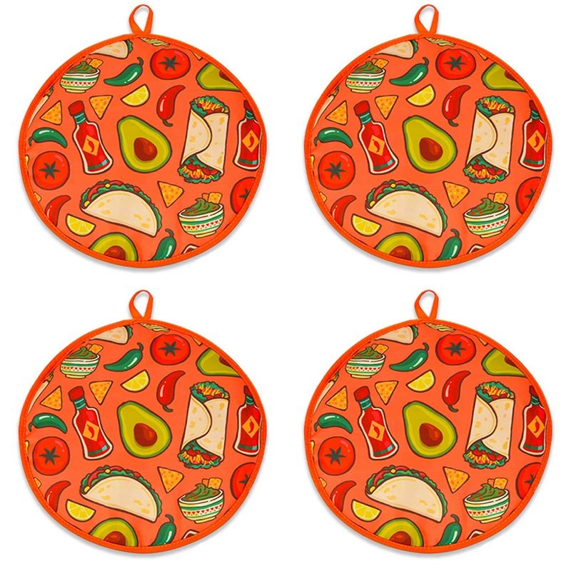 CQMF-4Pcs Borsa in tessuto da  - Tortilla Warmer Cloth recensione e prezzo