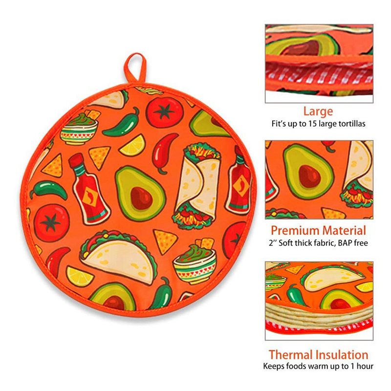 CQMF-4Pcs Borsa in tessuto da  - Tortilla Warmer Cloth recensione e prezzo