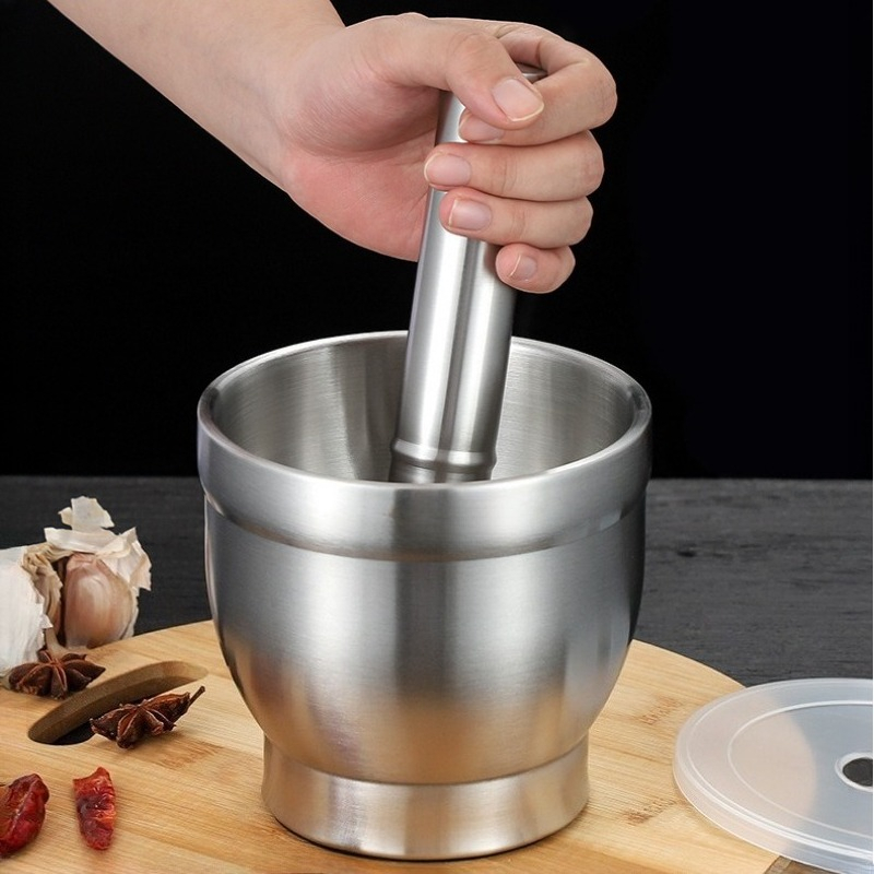 Trituratore d'Aglio Manuale in - Mortar Pestle Granite recensione e prezzo