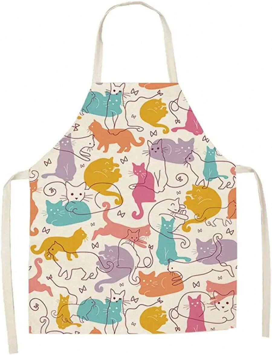 Grembiule da Cucina con Motivo - Home Cooking For Cats recensione e prezzo
