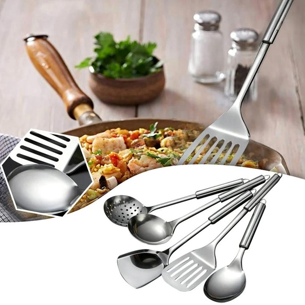 5 PZ/SET In Acciaio Inox Prati - Home Cooking Utensil Set recensione e prezzo