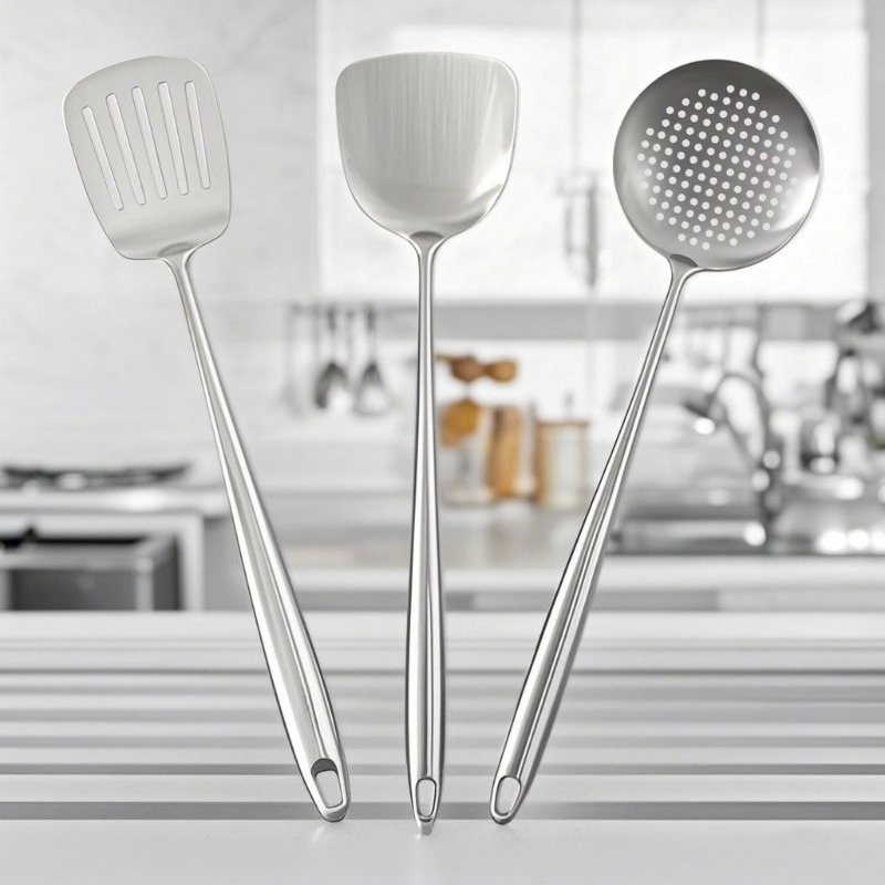 Spatola per wok in acciaio ino - Home Cooking Utensil Set recensione e prezzo